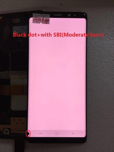 Original AMOLED with frame for Samsung Galaxy NOTE 8 LCD  N950A N950U N950F N950V display touch screen assembly with Black dots