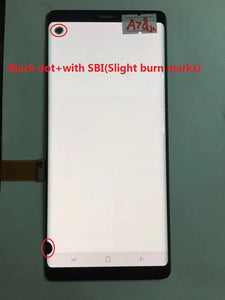 Original AMOLED with frame for Samsung Galaxy NOTE 8 LCD  N950A N950U N950F N950V display touch screen assembly with Black dots