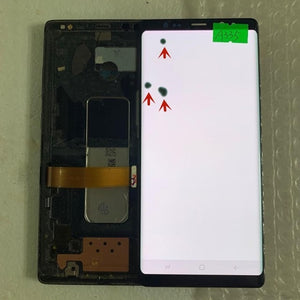 Original AMOLED with frame for Samsung Galaxy NOTE 8 LCD  N950A N950U N950F N950V display touch screen assembly with Black dots