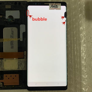 Original AMOLED with frame for Samsung Galaxy NOTE 8 LCD  N950A N950U N950F N950V display touch screen assembly with Black dots
