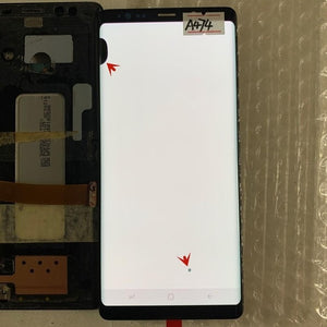 Original AMOLED with frame for Samsung Galaxy NOTE 8 LCD  N950A N950U N950F N950V display touch screen assembly with Black dots