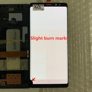 Original AMOLED with frame for Samsung Galaxy NOTE 8 LCD  N950A N950U N950F N950V display touch screen assembly with Black dots