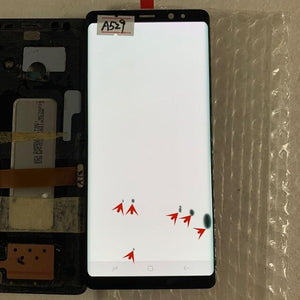 Original AMOLED with frame for Samsung Galaxy NOTE 8 LCD  N950A N950U N950F N950V display touch screen assembly with Black dots